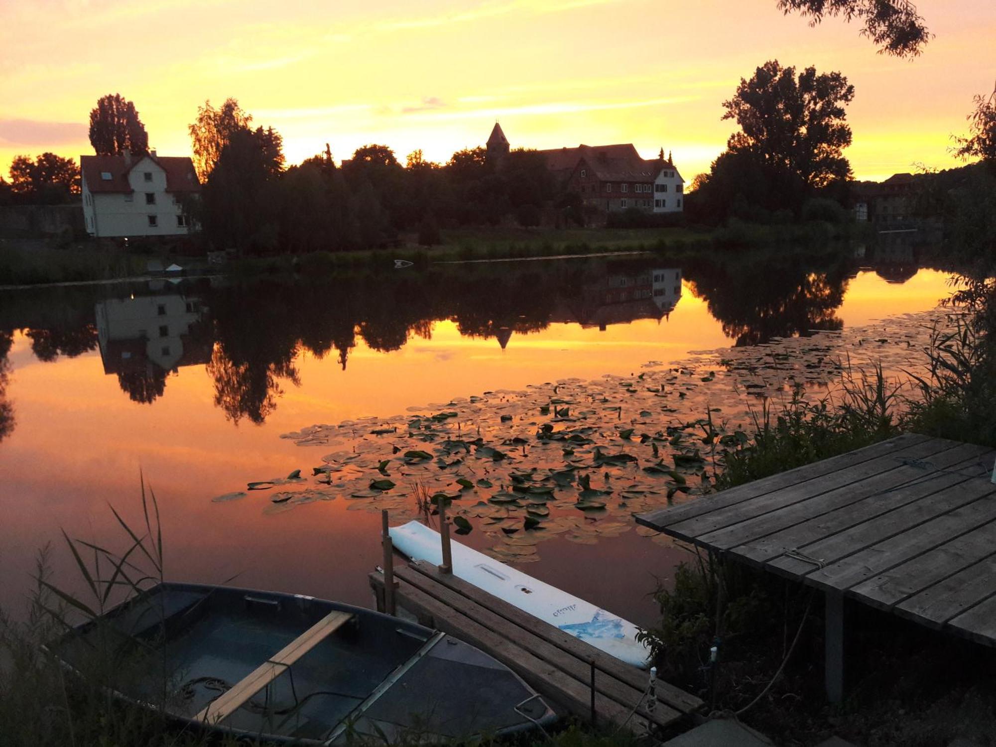 Ferienwohnungen Schiffstatt Guxhagen Exterior foto